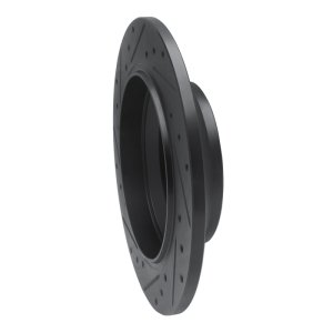 Mercedes-Benz Viano Brake Rotor (1) - Rear Right - R1 Concepts - Drilled & Slotted - Black - `16-`23